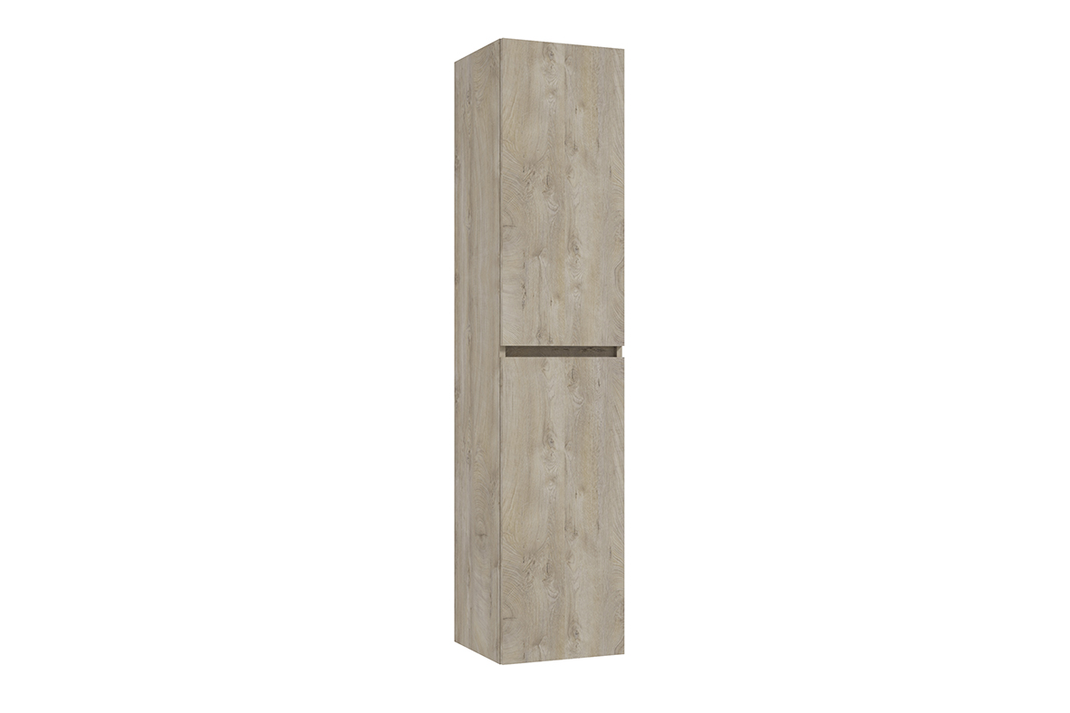 Alvara kolomkast 160x35x35 cm grijs eiken