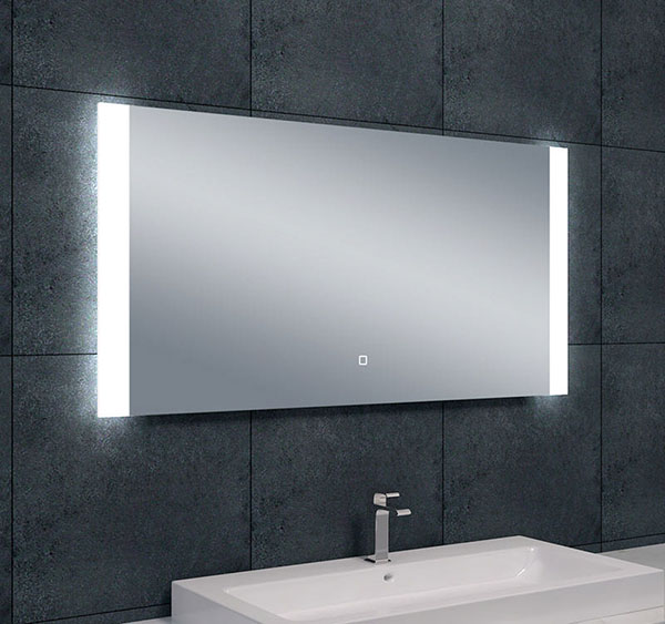 Sunny spiegel rechthoek met LED, dimbaar en spiegelverwarming 120 x 60 cm - 38.3792