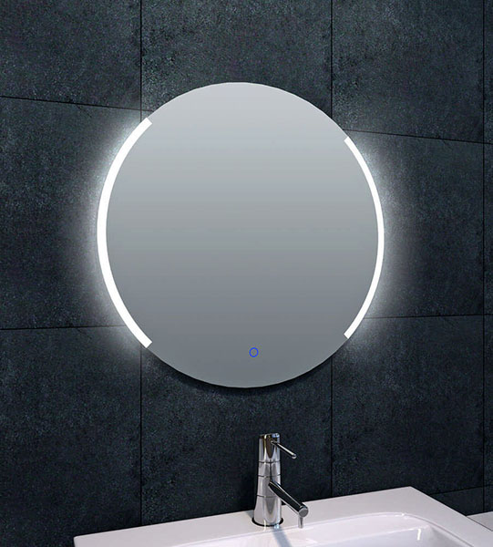 Round spiegel rond met LED, dimbaar en spiegelverwarming 60 cm - 38.3795