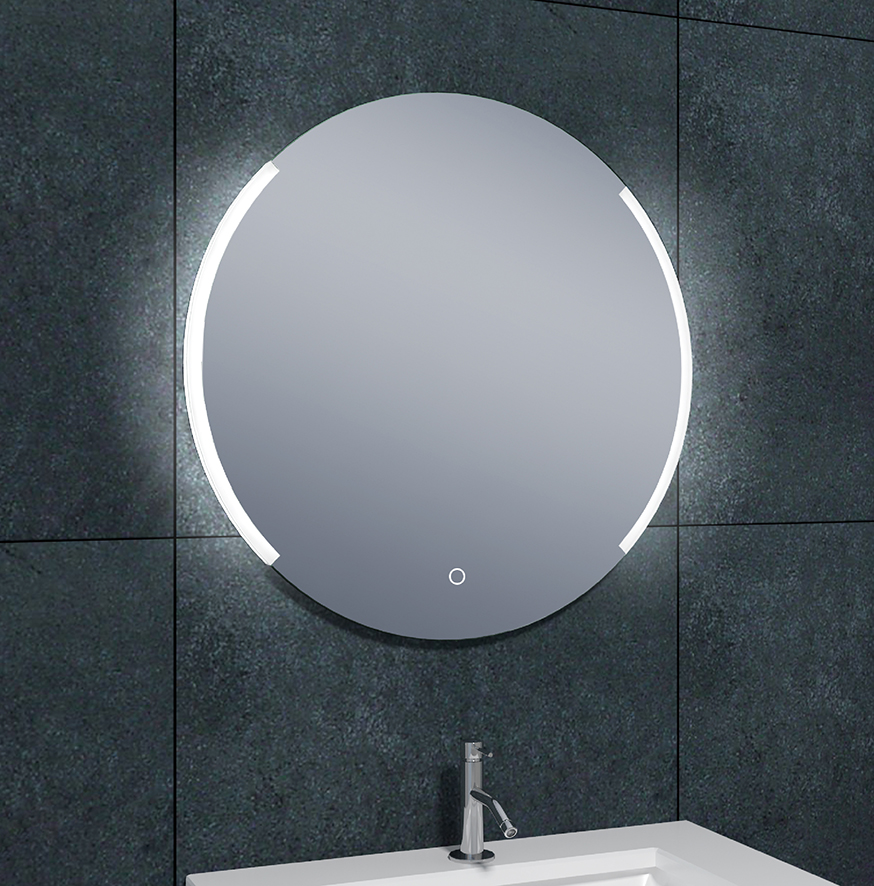 Round spiegel rond met LED, dimbaar en spiegelverwarming 80 cm - 38.3796