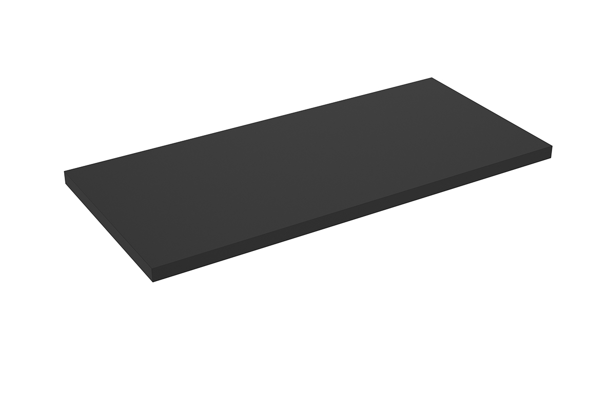 Alvara topblad 100x46 cm mat zwart