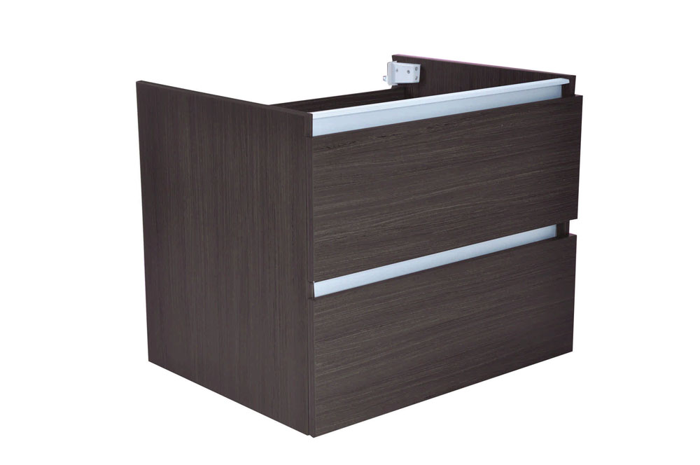 Vision onderkast met 2 laden 60 x 46 cm houtnerf grijs - 38.3905