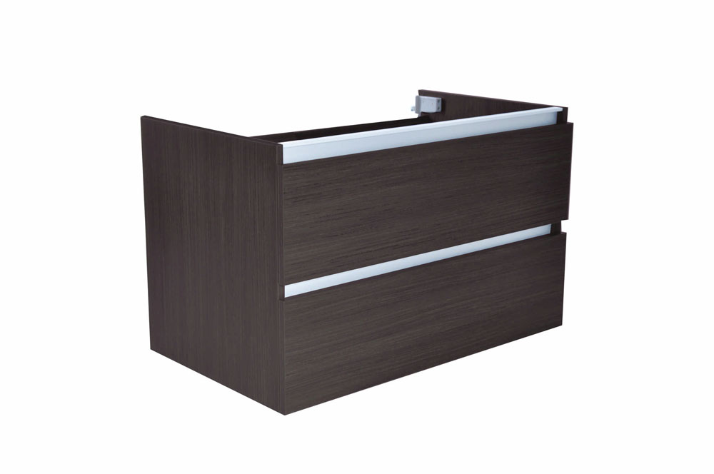 Vision onderkast met 2 laden 80 x 46 cm houtnerf grijs - 38.3906