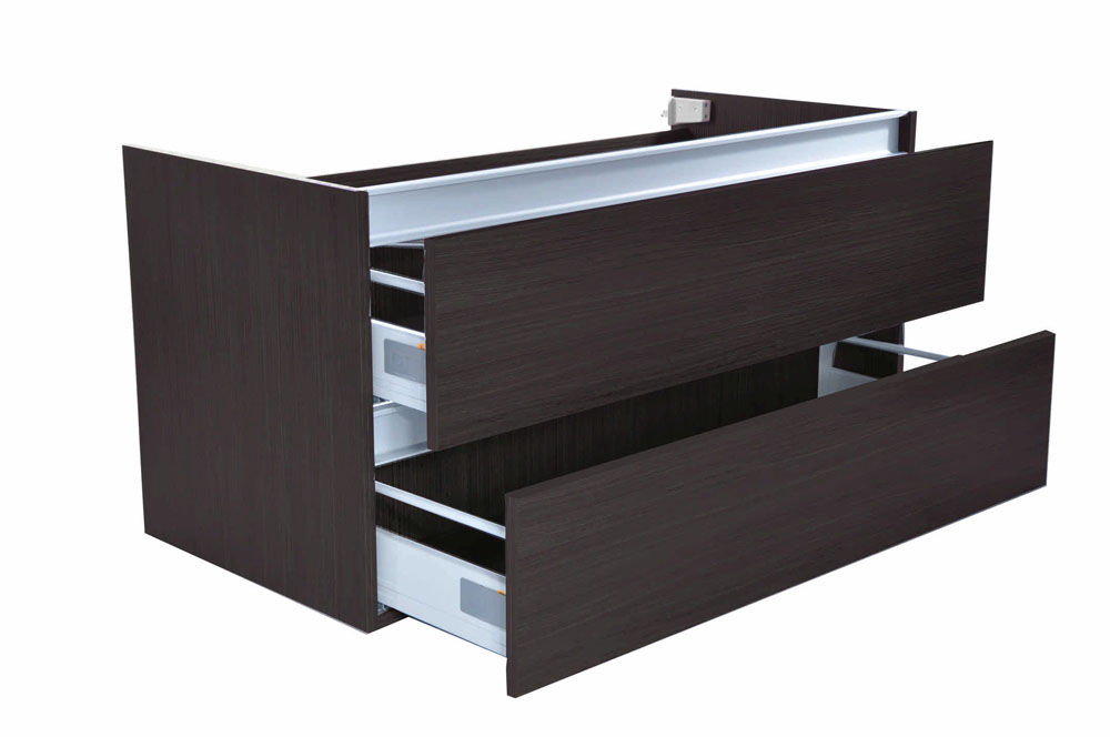 Vision onderkast met 2 laden 100 x 46 cm houtnerf grijs - 38.3907
