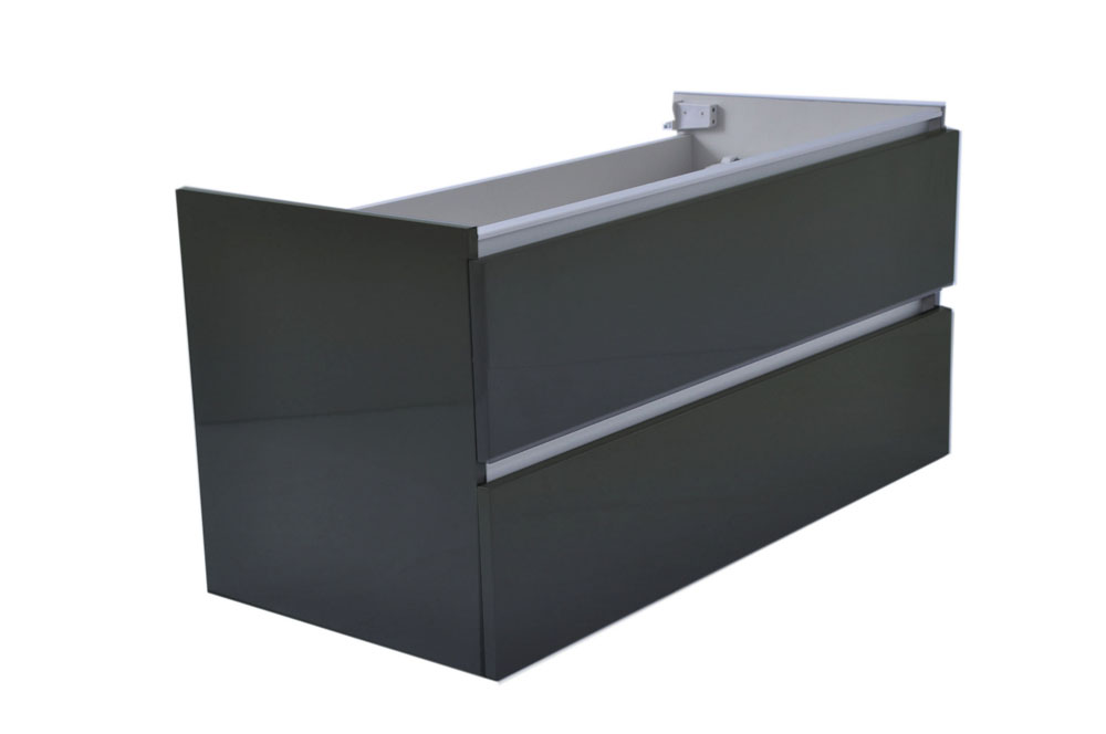 Vision onderkast met 2 laden 100 x 46 cm hoogglans grijs - 38.3912