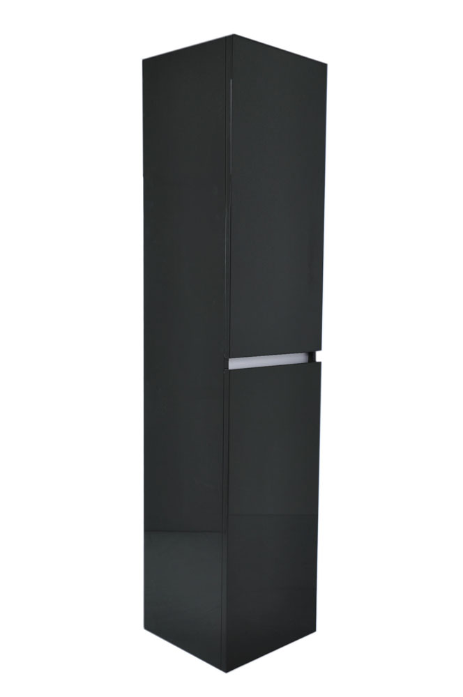 Vision hoge kast 160 x 35 x 35 cm hoogglans grijs - 38.3932