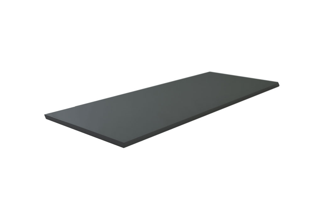 Sheet topblad 120 x 46,5 cm hoogglans grijs - 38.3976