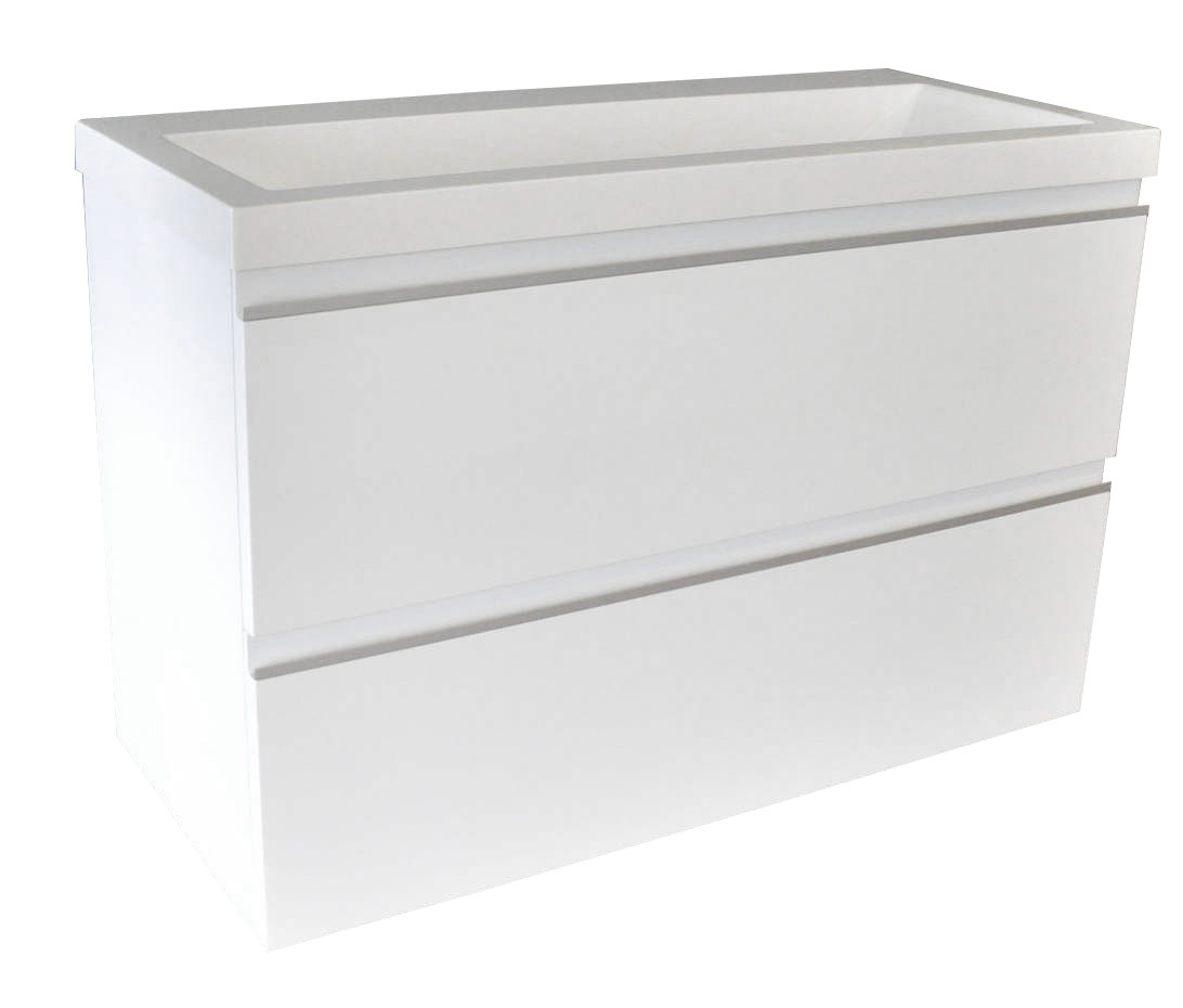 Shall onderkast 80 x 36 cm glans wit - 38.4030
