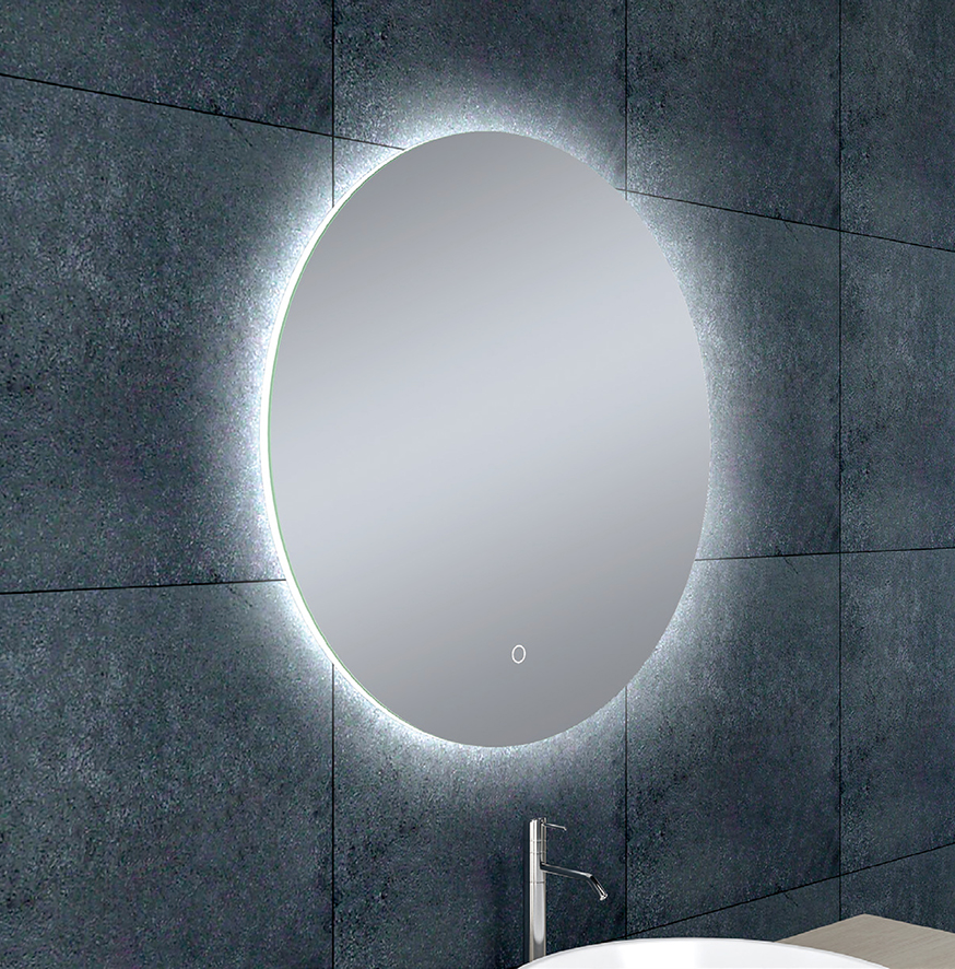 Soul spiegel rond met LED, dimbaar en spiegelverwarming 60 cm - 38.4180