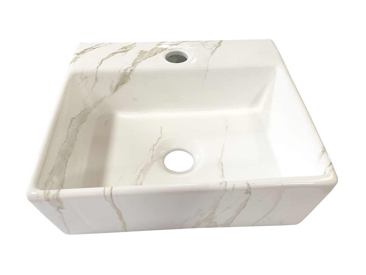 Leto fontein 33,5 x 29 x 11,5 cm keramiek carrara - 39.3410