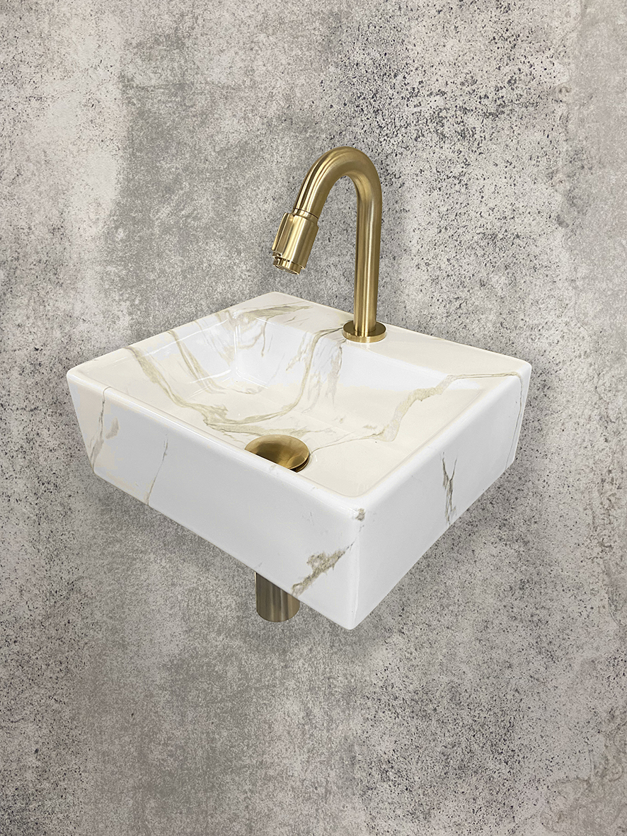 One Pack Leto fontein 33,5 x 29 cm Carrara - 39.3609