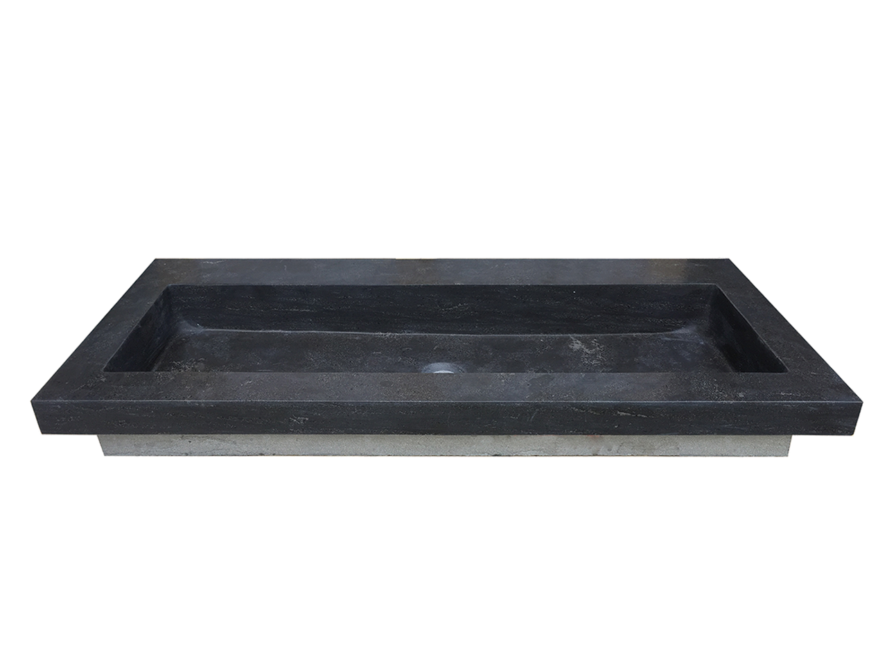 Raw wastafel enkel zonder kraangat 120x46x5 cm hardsteen gezoet - 39.3769