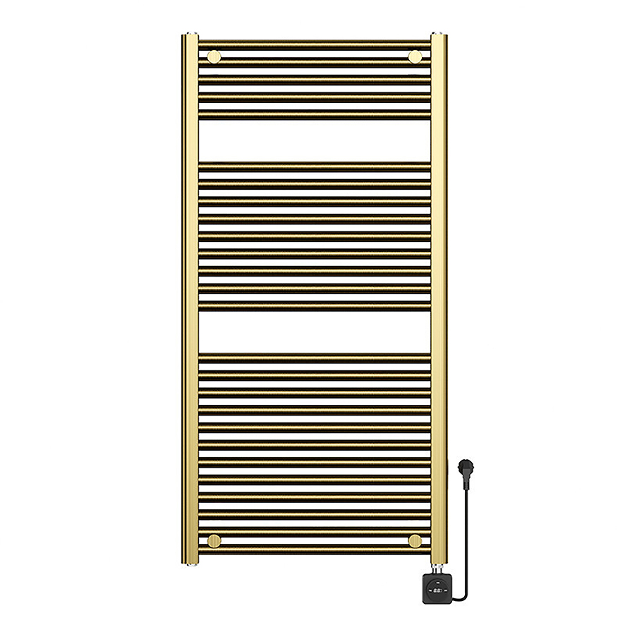 Elara elektrische radiator Smart WiFi 118,5 x 60 cm geborsteld messing PVD