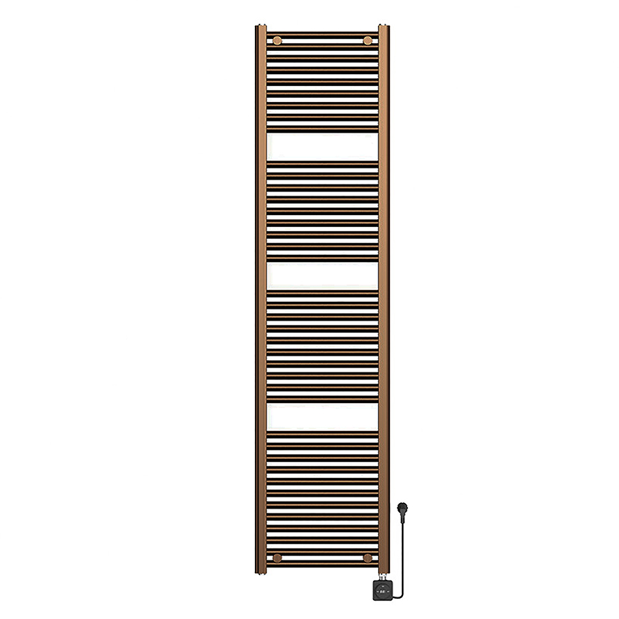 Elara elektrische radiator Smart WiFi 181,7 x 45 cm geborsteld brons koper PVD