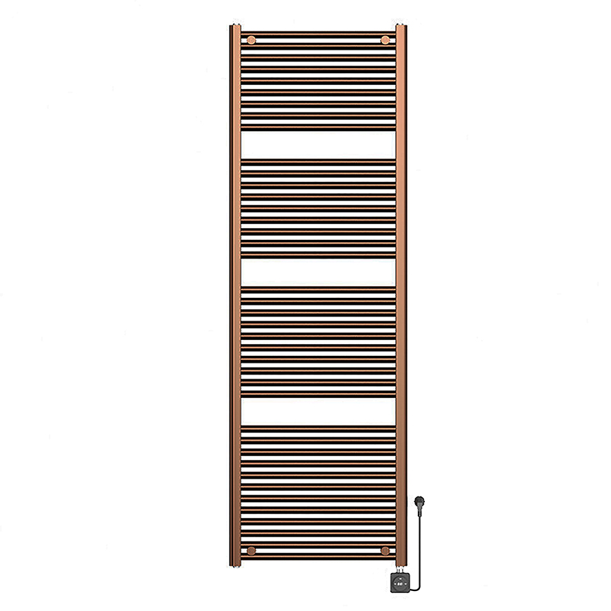 Elara elektrische radiator Smart WiFi 181,7 x 60 cm geborsteld brons koper PVD